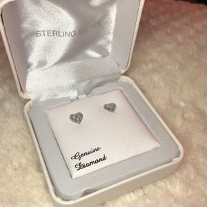 Diamond accent earrings